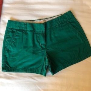 J.Crew Emerald Chino Shorts